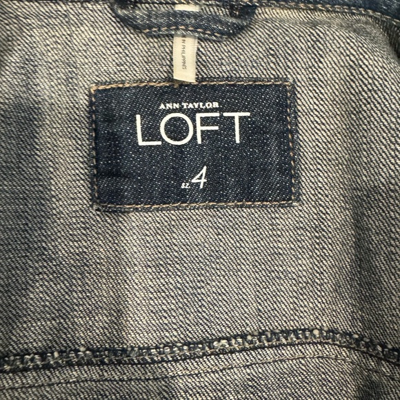 Loft Denim Jacket size 4 - Picture 6 of 7